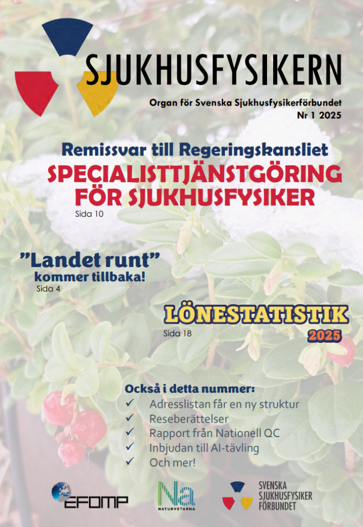 Sjukhusfysikern Nr 1 2025